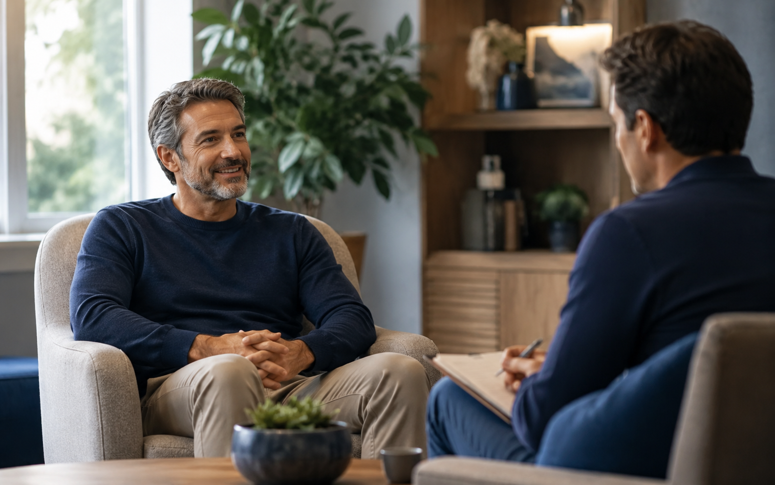 Detox program support conversation